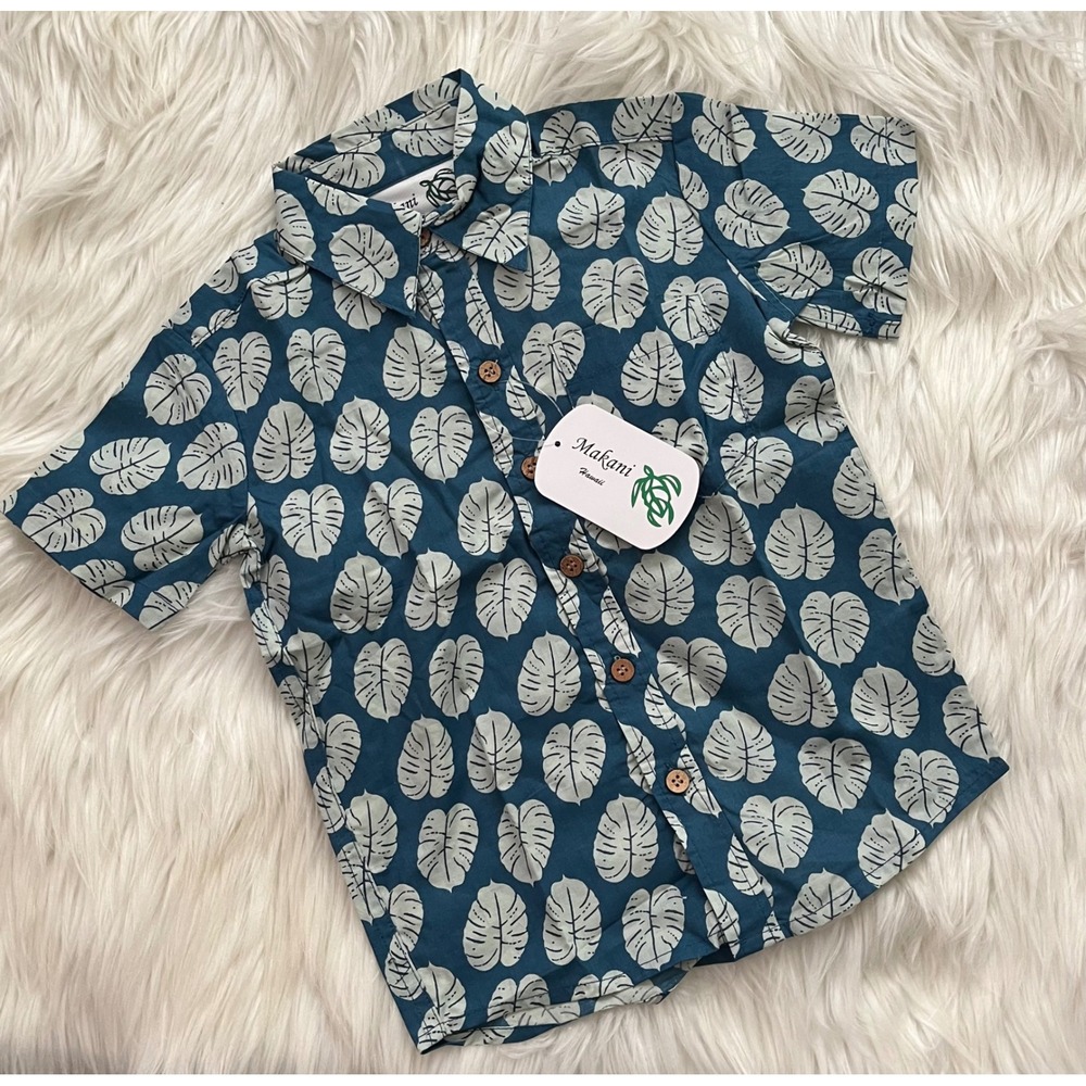 NWT Hawaiian Aloha Shirt 2T Makani